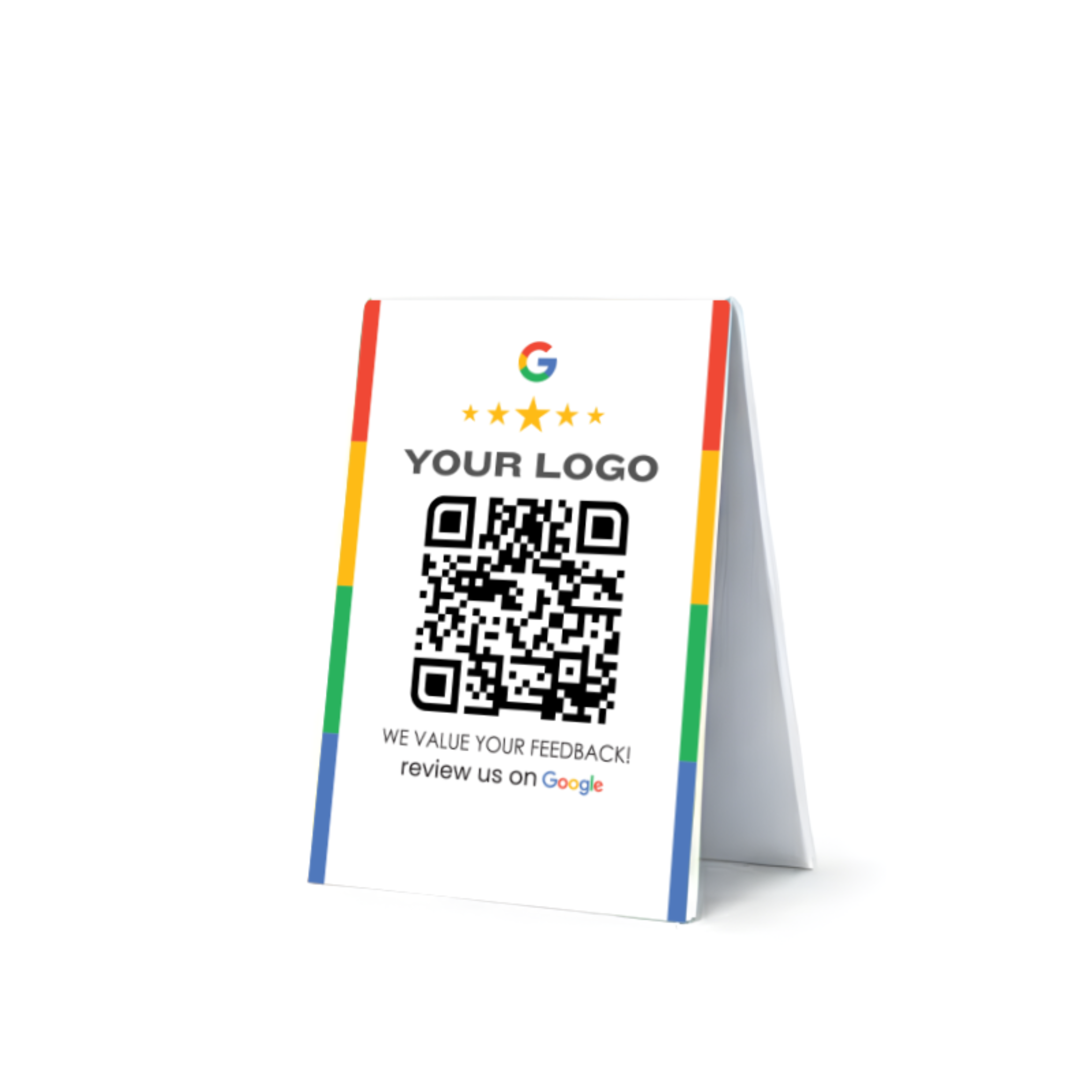 Premium Acrylic Double-Sided QR Code and NFC Enabled Stand